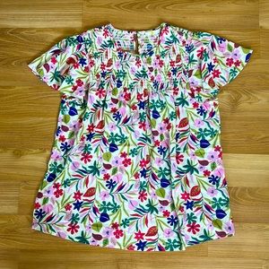 Boden Floral Blouse